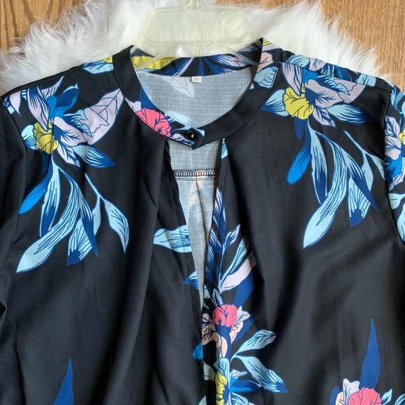 Blue Tree Swing Trapeze Dress - Picture 3 of 9